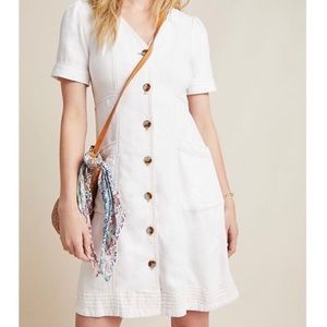 Pilcro & Letterpress button dress NWT